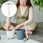 Hoe Hand Tools Garden Tool Dual Headed Hoe Hand Rake Mini Hoes Planting Gardening Hoe Hoe Garden Tool Garden Tools for Gardening Set Outdoor Iron Household Gadgets Hoes