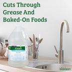 Biokleen Free & Clear Dish Soap - Dish Liquid, Dishwashing Cleaner, Eco-Friendly, Non-Toxic, Plant-Based, No Artificial Fragrance, Colors or Preservatives, Unscented