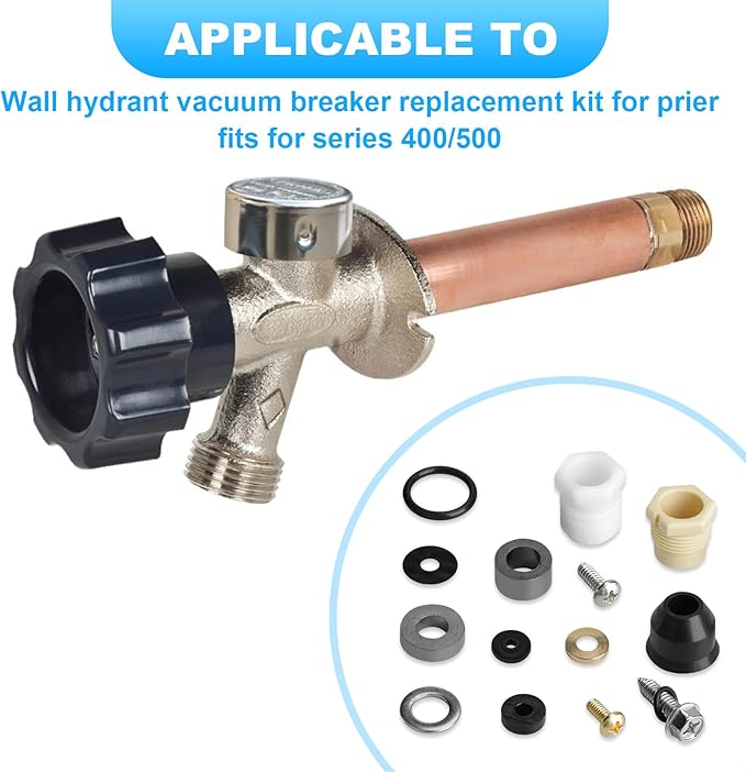 630-7755 Wall Hydrant Repair Kit, for Prier Mansfield Style 300/400/500 Wall Hydrant