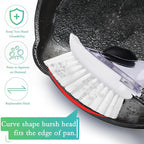 New Brush Refills for OXO New Soap Dispensing Dish Brush - 4 Pack Dish Brush Cleaning Soap Dispensing Head Replacement for Scrubber