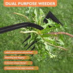 2025 New Weed Remover Tool, Multifunctional Hand Weeder Tool, Portable Garden Weeding Tools, Weeding Artifact Uprooting Weeding Tool for Yard and Garden (6 Tines)