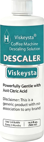 Gentle Descaling Solution, Compatible with Hamilton Beach Coffee Machines, 500ml Bottle for 4 Uses