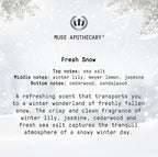 Muse Apothecary Pillow Ritual - Aromatic, Calming and Relaxing Pillow Mist, Linen and Fabric Spray - Infused with Natural Aromatherapy Essential Oils - 8 oz, Fresh Snow, 2 Pack