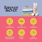 All Natural Laundry Detergent Powder, Gentle Clean Laundry Detergent, Enzyme Free, Plant Based, Biodegradable, Eco Friendly Washing Powder, High Efficiency Premium Wash, Soft Scented, 2.2lbs