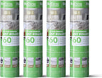 10 inch Mega Lint Roller Refills for Evercare Pet Mega Lint Roller and Leo Cleaning Roller, Fits Most 10" Supersize Lint Rollers with 2 1/16" ID, Total 240 Easy Tear Sheets (Pack of 4)