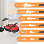 Handheld Pressurized Steam Cleaner,2500W Handheld High Temp Portable Cleaning Machine, Cleaning for Couch, Auto, Floor and More (Red)