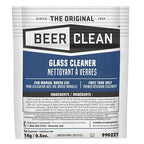 BEER CLEAN Diversey Bar Glass Cleaner, 0.5 oz Packets (100-Pack) – Concentrated Powdered Compound for Hot/Cold Water, Odorless Detergent, No Residue, Use for Manual Brush 3-Sink Systems, 990221