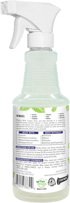Mighty Mint Stain & Odor Remover, Natural Enzyme Spray Safely Neutralizes Odor and Stains from Dogs, Cats on Carpet, Furniture, Natural Peppermint Scent, 16oz
