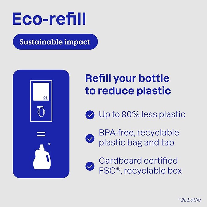 ATTITUDE Liquid Fabric Softener, Plant-Based & Vegan, HE Compatible, Naturally Derived, Lavender Scent, 80 Loads, 67.6 Fl Oz