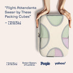 Shacke Premium 5 Packing Cubes Set - Lightweight Mesh Travel Luggage Organizers with Laundry Bag, 5-Piece Suitcase Storage System (Sand)