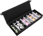 8-Slot Eyeglass Case Organizer - Stylish Storage for Sunglasses & Glasses, Ideal for Home Use & Eyewear Collectors