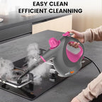 Handheld Steam Cleaner for Home, Pressurized Steamer with 16 Accessories, Chemical-Free & Portable Cleaning, Multipurpose Steamer for Cleaning for Home, Car, Furniture, Floor, Windows, Tile & More