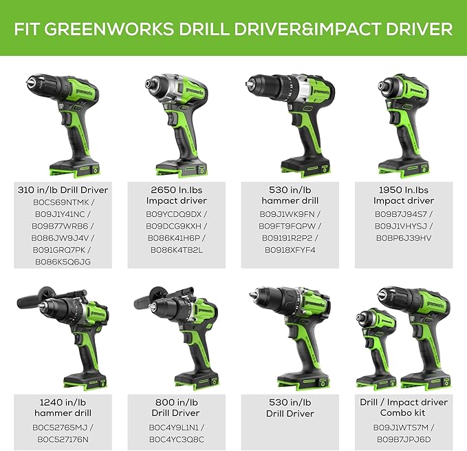 Greenworks 70 Piece Impact Rated Driving Set