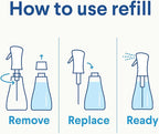 Clorox Disinfecting Mist, Eucalyptus Peppermint, Household Essentials, 1 Spray and 1 Refill, 16 oz Each