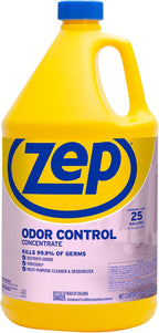 Zep Odor Control Concentrate - 1 Gallon (Case of 4) ZUOCC128 - Cleans, Deodorizes, Disinfects, Kills Many Household Germs, Removes Mildew Stains, Destroys Odors