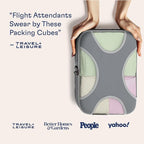 Shacke Premium 5 Packing Cubes Set - Lightweight Mesh Travel Luggage Organizers with Laundry Bag, 5-Piece Suitcase Storage System (Charcoal Gray)