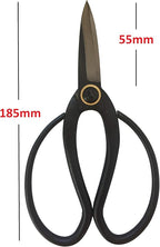Garden Guru Bonsai Scissors - Traditional Butterfly Bonsai Pruner Shear for Precise Trimming Pruning and Deadheading of Flowers Plants, Japanese Bonsai Garden Tools (180mm 4 Pack)