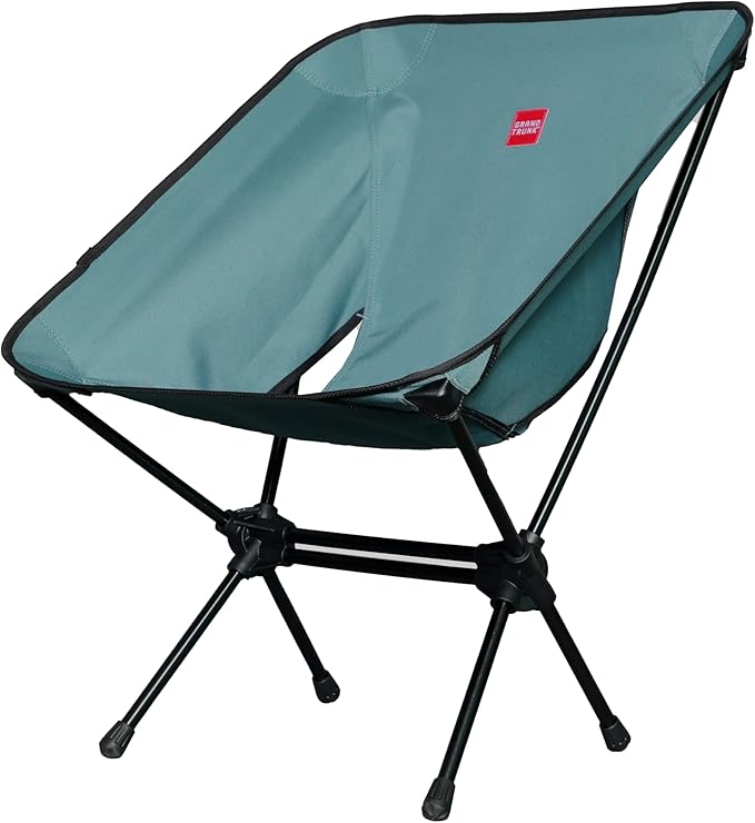 GRAND TRUNK Caddis HD – Heavy Duty Portable Outdoor Chair, Lightweight Camping Chair, Compact Folding Design for Travel, Backpacking & Outdoor Adventures (Storm Blue)