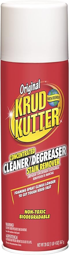 Krud Kutter 339798 Original Concentrated Cleaner/Degreaser Stain Remover Aerosol, 20 oz
