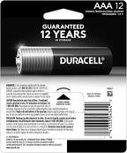 Duracell Coppertop AAA Batteries with Power Boost Ingredients, 12 Count Pack Triple A Battery with Long-lasting Power, Alkaline AAA Battery for Household and Office Devices