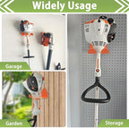 Trimmer Rack Wall Mount Heavy Duty Weedeater Hanger for Garage Wall Bracket Garage Organizer Weed Eater Hanger for Grass Trimmer, Garden Tools 3 Pack