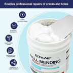 8.6oz Drywall Patch Repair Kit - Professional All-in-1 Tool Set (Scrapers/Sandpaper/Texture Sponge/Gloves/ Aluminum Patches) for Fast Wall Hole Repair