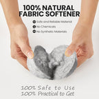 Kenning 26 Pieces Wool Dryer Balls Set, 24 Reusable Dryer Balls with 2 Muslin Bags Fabric Softener for Clothes Laundry Anti Wrinkle Anti Static Saving Energy and Time(Gray)