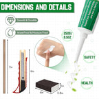 22 Pcs Drywall Repair Kit with 16x16x1/2" Drywall Repair Panel, Sheetrock Hole Patch Kit with Wall Patching Paste, Sanding Block, Putty Knives, to Fill Large Holes for Home Wall Surface Ceiling