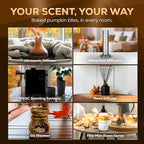 Aroma Country Pumpkin Spice Diffuser Oil - Luxury Essential Oils for Diffuser Refill & Air Freshener Room Spray, Long-Lasting, Natural Home Fragrance for Diffusers & Machines (8.5 Fl Oz)