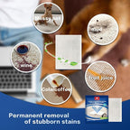 Home Times Carpet Cleaning Wet Wipes, Pet Lifting Pads + Oxy for Stain Removal on Carpet & Area Rug Cleaning, 10 Count(Pack of 1)