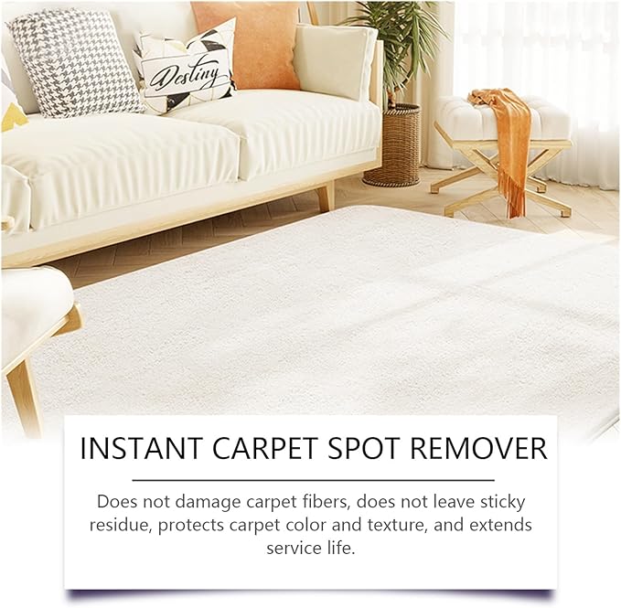 Compatible With Jakehoe Carpet,Cleaner Spray, Carpet Stain Remover With Cleaning Cloth, Effective Cleaning For Home Carpets, Upholstery Spot Cleaner(1pcs)