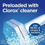 Clorox ToiletWand Toilet Cleaner Refills, Toilet brush, Rainforest Rush, 30 Ct