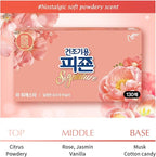 Pigeon Signature Dryer Sheets Laundry Fabric Softener, Vanilla & Rose, La Fiesta, Reduce Static Cling, Eliminate Strong Odor, Infused with Flower Essence, Safe for All, 130 Counts