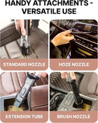 Portable Car Vacuum Cleaner (Hard Black)