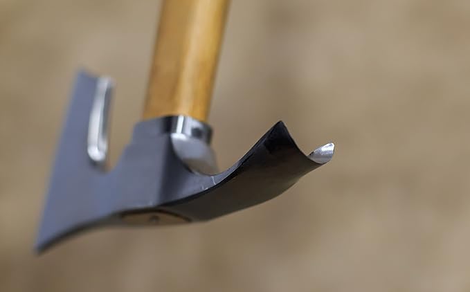 Bearded Hatchet/Axe Combined with Curved Adze Blade - Bowl Makers Tool by mapsyst