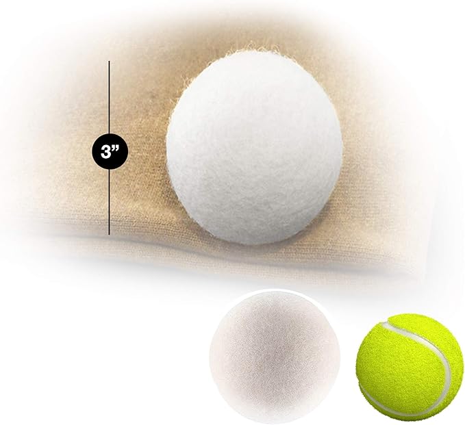 Smart Design 3933142 Dryer Balls, Natural Wool