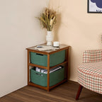 Large Storage Baskets for Organizing, Closet Shelf Baskets for Clothes Blanket Towels, Baby Nursery, Toy Bins Box, Woven Rope Baskets, 17 x 13 x 7.5”, 4 Packs Green
