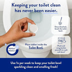 THE CLEAN PEOPLE Toilet Bowl Cleaner | Eco Friendly Toilet Bowl Cleaner Tablets for Removing Hard Water Stains, Rust, and Limescale Buildup (24 Count)