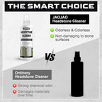 JAOJAO Headstone Cleaner, Stone Cleaner Gravestone Cleaning Kit Restoring and Protecting Tombstones Efficient Cleaning No Damage to Stone for Graves Cemetery Gravestone, 250ml Transparent