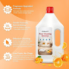 Floor Cleaning Solution Sweet Orange Scent, 82 Fl Oz, Compatible with All Roborock Mopping Robots (S7, S8, Qrevo, Q7, Q8 series), Cleans for Multiple Hard Floors, Deep Deodorization Free StainBusting