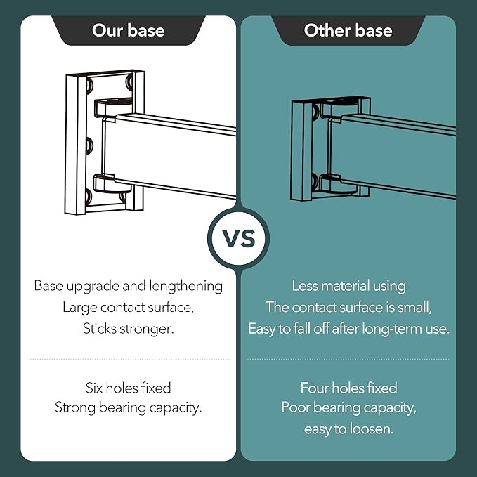 Wall Mounted Clothes Drying Rack, Collapsible, Folding, Retractable - Clothes Hanging Rack (Hooks, White)