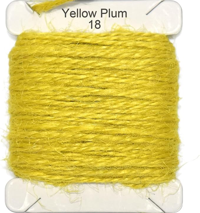 Jute Twine 15m Long Twine String for Crafts Gift Wrapping Packing Gardening Crochet Knitting Macrame Decor (Yellow Plum)