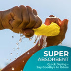 HELOMOR 100 Pack Microfiber Cleaning Cloth Roll - Tear Away Reusable Paper Towels Washable, 11.8" Ultra Absorbent Cleaning Supplies for Housekeeping, Rags Microfiber Towel, Lint Free Cloth Value Pack