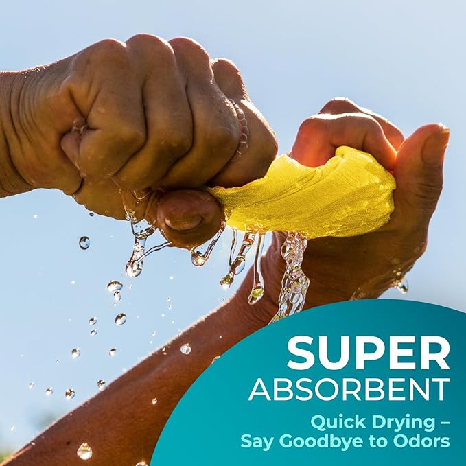 HELOMOR 100 Pack Microfiber Cleaning Cloth Roll - Tear Away Reusable Paper Towels Washable, 11.8" Ultra Absorbent Cleaning Supplies for Housekeeping, Rags Microfiber Towel, Lint Free Cloth Value Pack