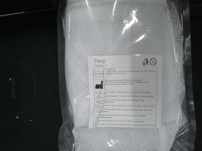 Thinp 3 Pcs Mesh Laundry Bags, Mesh Wash Bags Heavy Duty Washing Bag with Drawstring Machine Washable Garment Bag for Dormitory College Apartment Travelling Camping (White)