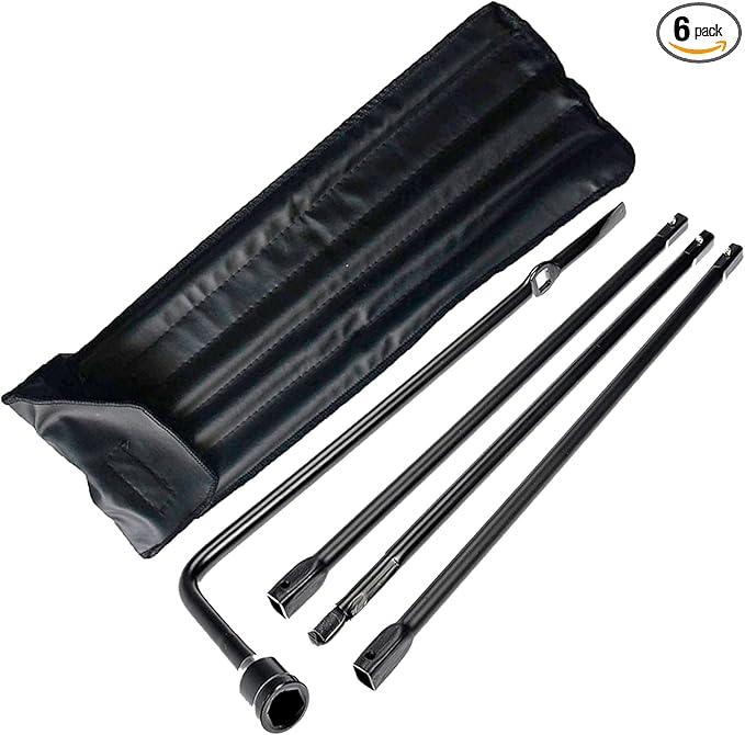 Premium Spare Tire Lug Wrench Tool Kit for Chevrolet Suburban, Avalanche, GMC Yukon, and Cadillac Escalade - Durable Carbon Steel, Rust-Resistant Coating