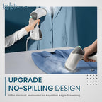 Steamer for Clothes, Kolohoso 1500W Fast Heat Up Handheld Garment Steamer, Portable Travel Clothing Fabric Steamer with Upgraded Nozzle and 260ml Water Tank (Grey)