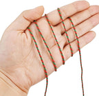 Cotton Twine Green and Red Baker String 2mm Thick 328 Feet Christmas Twine for Gift Wrapping DIY Crafts Home Decoration Gardening