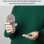 10 Pack Fabric Shaver and Lint Remover,Sweater Defuzzer with 20 Replaceable Blades,Fuzz Remover Furniture Sweater Shavers to Remove Pilling, Battery Operated, Gray