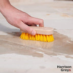 Stiff Bristle Brush - Scrub Brush for Deep Cleaning, Hand Brush with Hard Bristles, Utility Nylon Brush for Indoor and Outdoor, Wooden Boot Hand Scrubber, Scrubbing Brush Heavy Duty